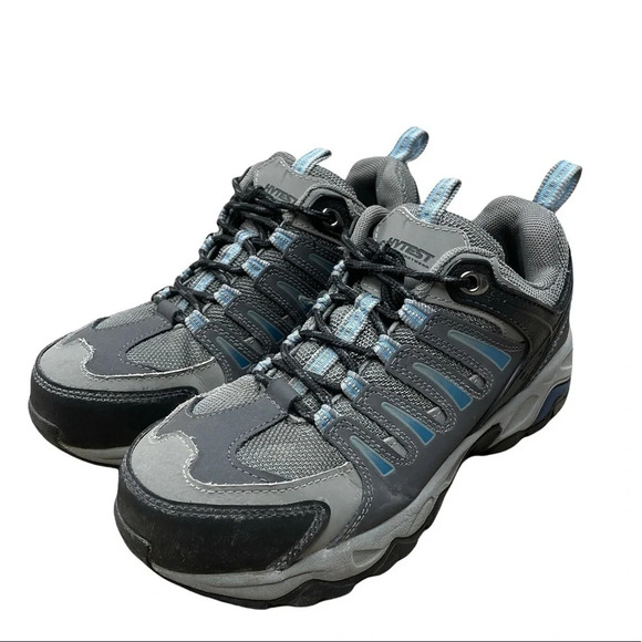 HYTEST EH Steel Toe athletic work safety shoe K11101 size 4.5M medium width - Picture 1 of 14